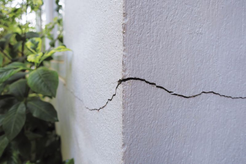 Crack Repair in Progress