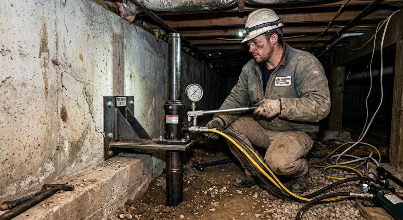 Concrete Foundation Leveling detail